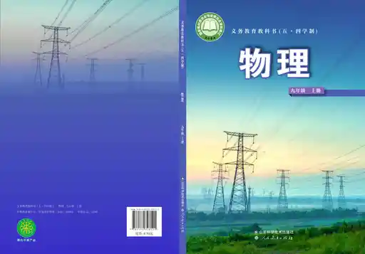物理 鲁科版 九年级 上册 2022版 封面
