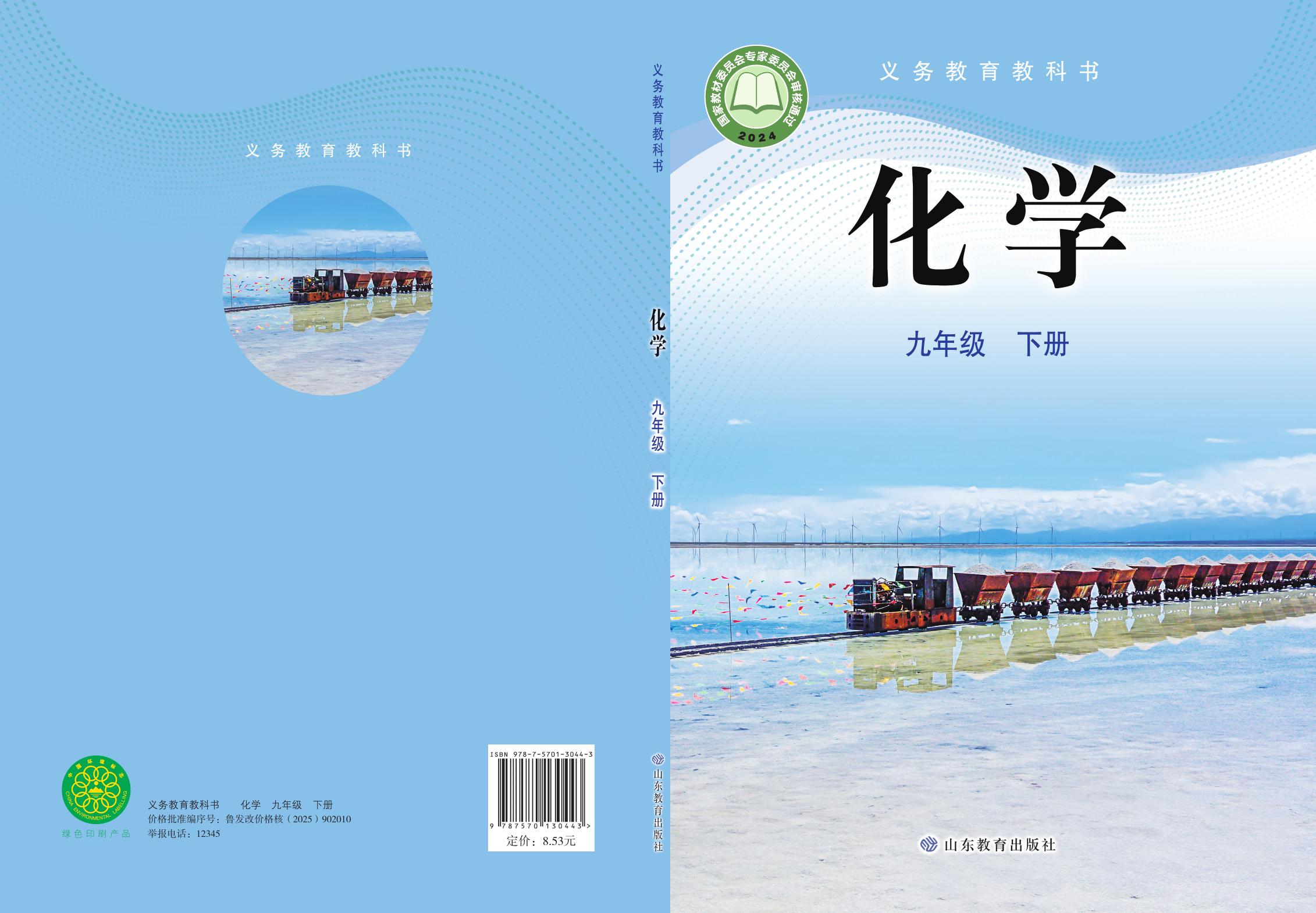 义务教育教科书 化学 鲁教版 九年级 下册 2024版 - keben.app 免费电子课本下载